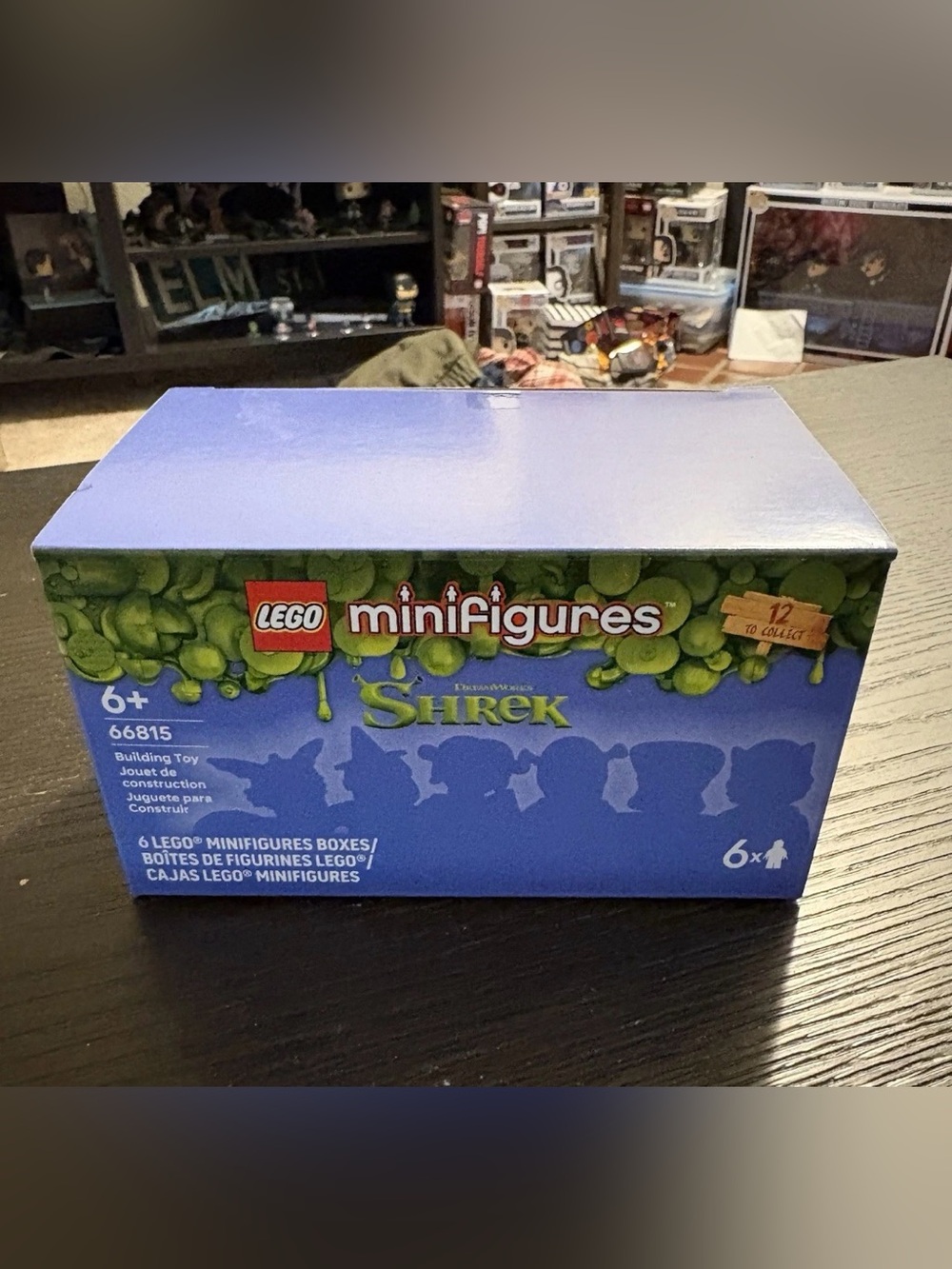 Lego Shrek Minifigures Collectible Box - Blue & Green